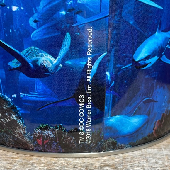 AMC Theaters Metal Popcorn Tins Buckets Aquaman 8x7" - Picture 10 of 12